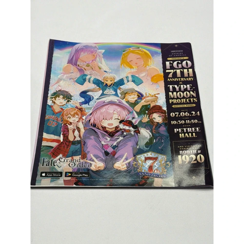 Anime Expo 2024 Official Program Guide FGO 7th Anniversary Type‎ Moon Projects